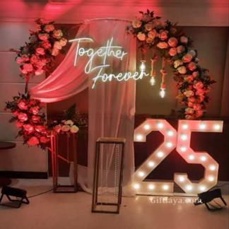 Anniversary party decor game activity rent in Jorhat